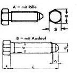 šroub M16x100 BEZ PÚ 8.8 odtlačovací DIN 564B