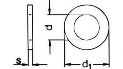 těsnící kroužek 12x18x1.5 Al-hliník DIN 7603
