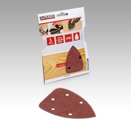 Brusný papír 140x140x80 - G80 5400338049491 KRT220005