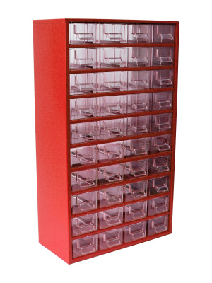 skříňka - 20M červená na nářadí (box)
