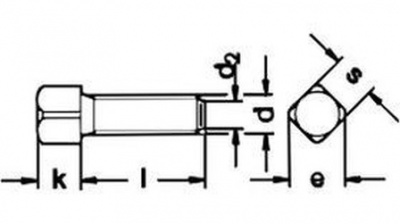 šroub M16x80 BEZ PÚ 8.8 upínací DIN 479