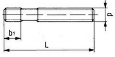šroub M16x160 BEZ PÚ 8.8 závrtný DIN 6379
