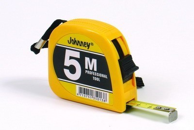 metr 5m/19mm žlutý Johnney 11006