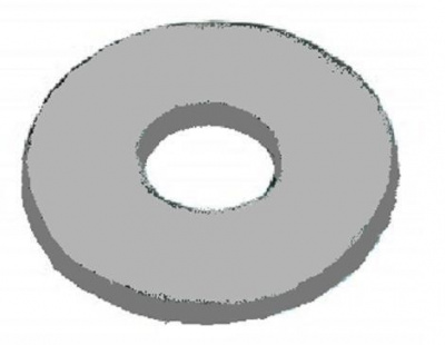 plastová podložka M4 pr.4.3x12x1 polyamid pod nýty DIN 9021