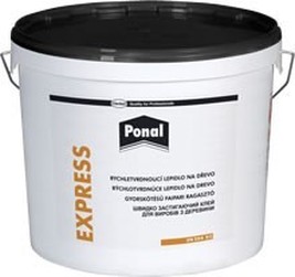 lepidlo Ponal Express - 5kg kbelík na dřevo rychletuhnoucí
